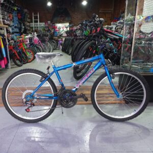 Bicicleta Todo Terreno Kelin Bike Hombre 18 Vel Rod 24 Color Azul