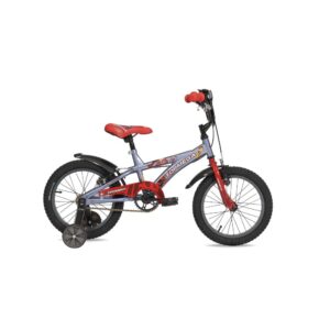Bicicleta TopMega CrossBoy Rodado 16 Color Gris/Rojo
