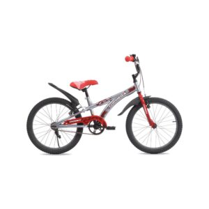 Bicicleta TopMega CrossBoy Rodado 20 Color Gris/Rojo