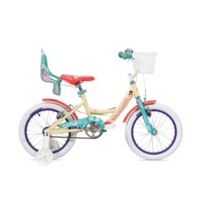 Bicicleta TopMega Flexygirl  Rodado 16 Color Arena/Turquesa