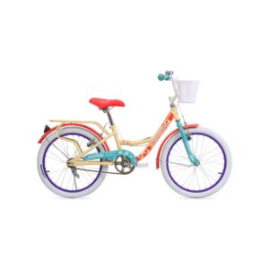 Bicicleta TopMega Flexygirl Rodado 20 Color Arena/Turquesa