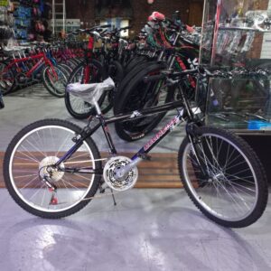 Bicicleta Todo Terreno Kelin Bike Hombre 18 Vel Rod 24 Color Negro