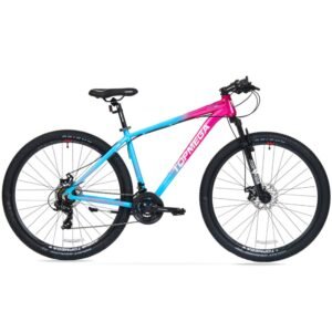 Bicicleta Topmega Sunshine Rodado 29 / 21V Shimano TY300 Celeste/Fucsia Talle S