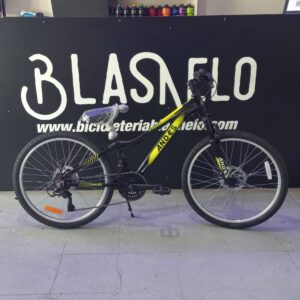 Bicicleta MTB Andes Rodado 24 De Aluminio Color Negro Amarillo