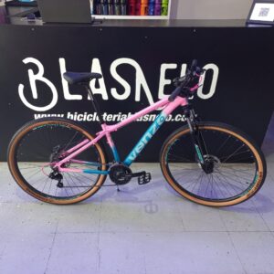 Bicicleta Rodado 29 Venzo Loki 21Vel Shimano Talle 16 Rosa + Celeste